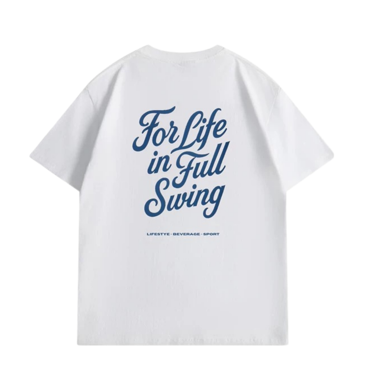 Birdie Tea "For Life in Full Swing" T-Shirt - White