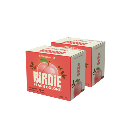 Peach Oolong Sparkling Tea - 12 Pack